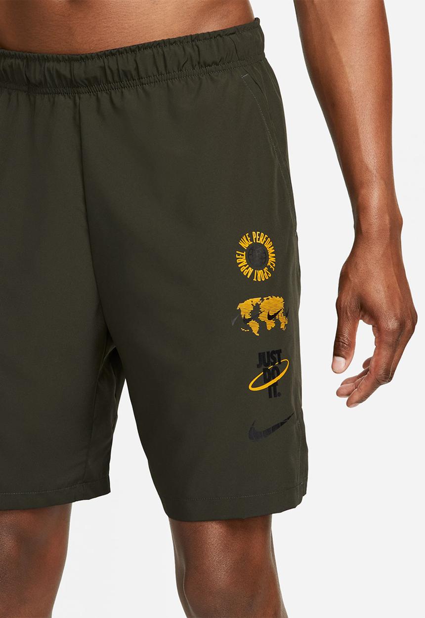 Nike - M nk df flx wvn 6mo gfx - sequoia & black