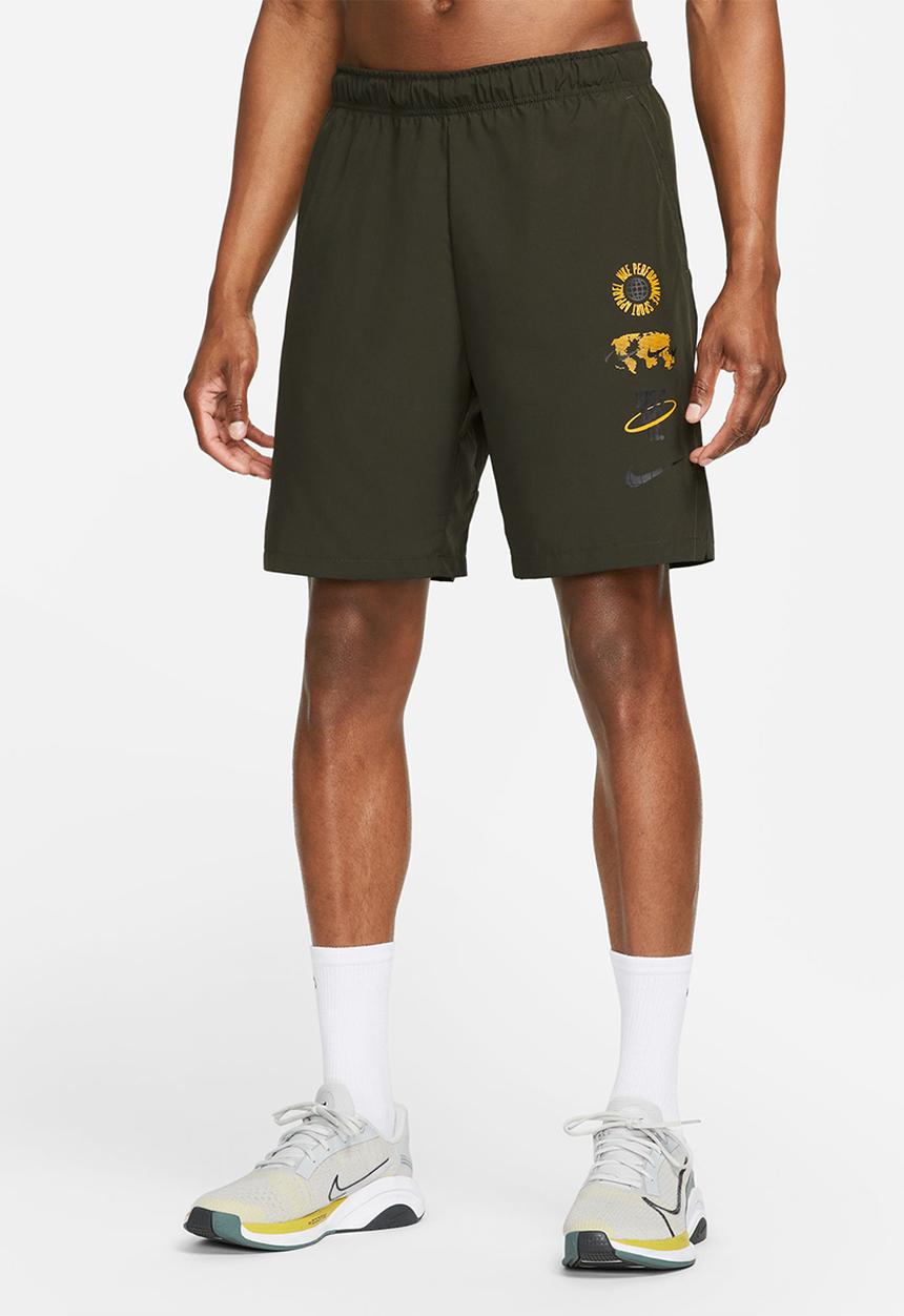 Nike - M nk df flx wvn 6mo gfx - sequoia & black