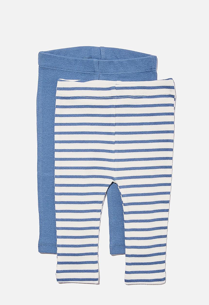 Cotton On - 2 pack essentials skinny legging - petty blue