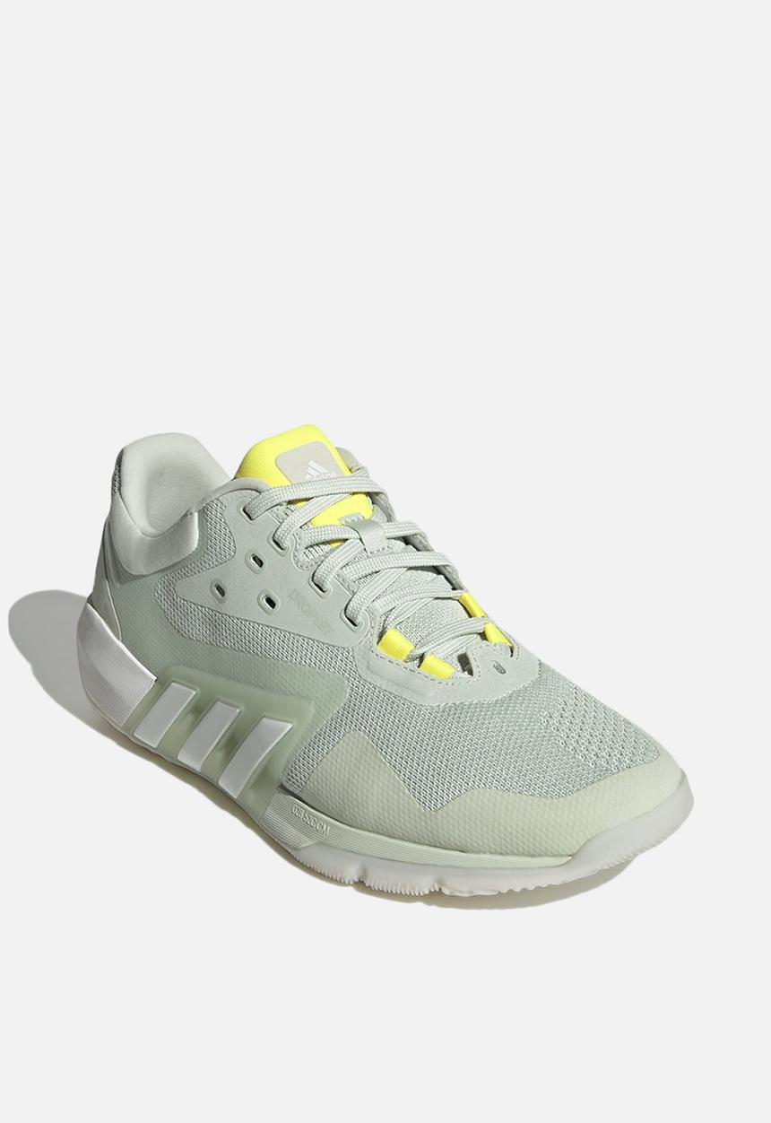 adidas Performance - Dropset trainer w - linen green/ftwr white/beam yellow