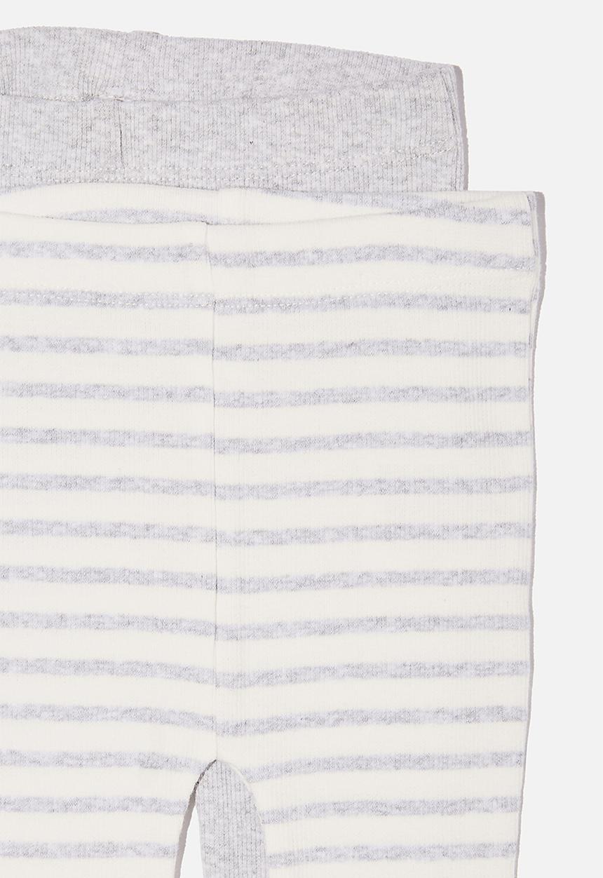 Cotton On - 2 pack essentials skinny legging - cloud marle