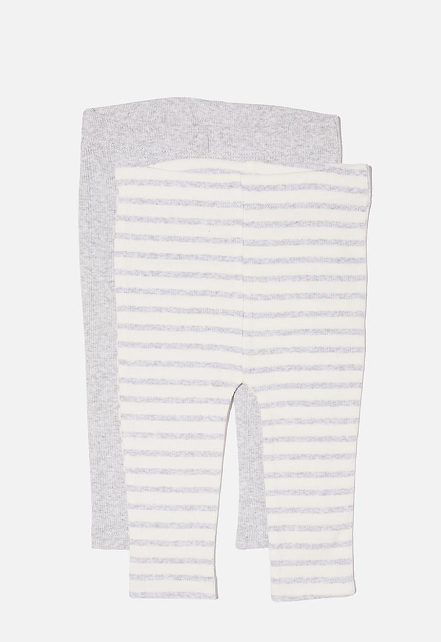 Cotton On - 2 pack essentials skinny legging - cloud marle