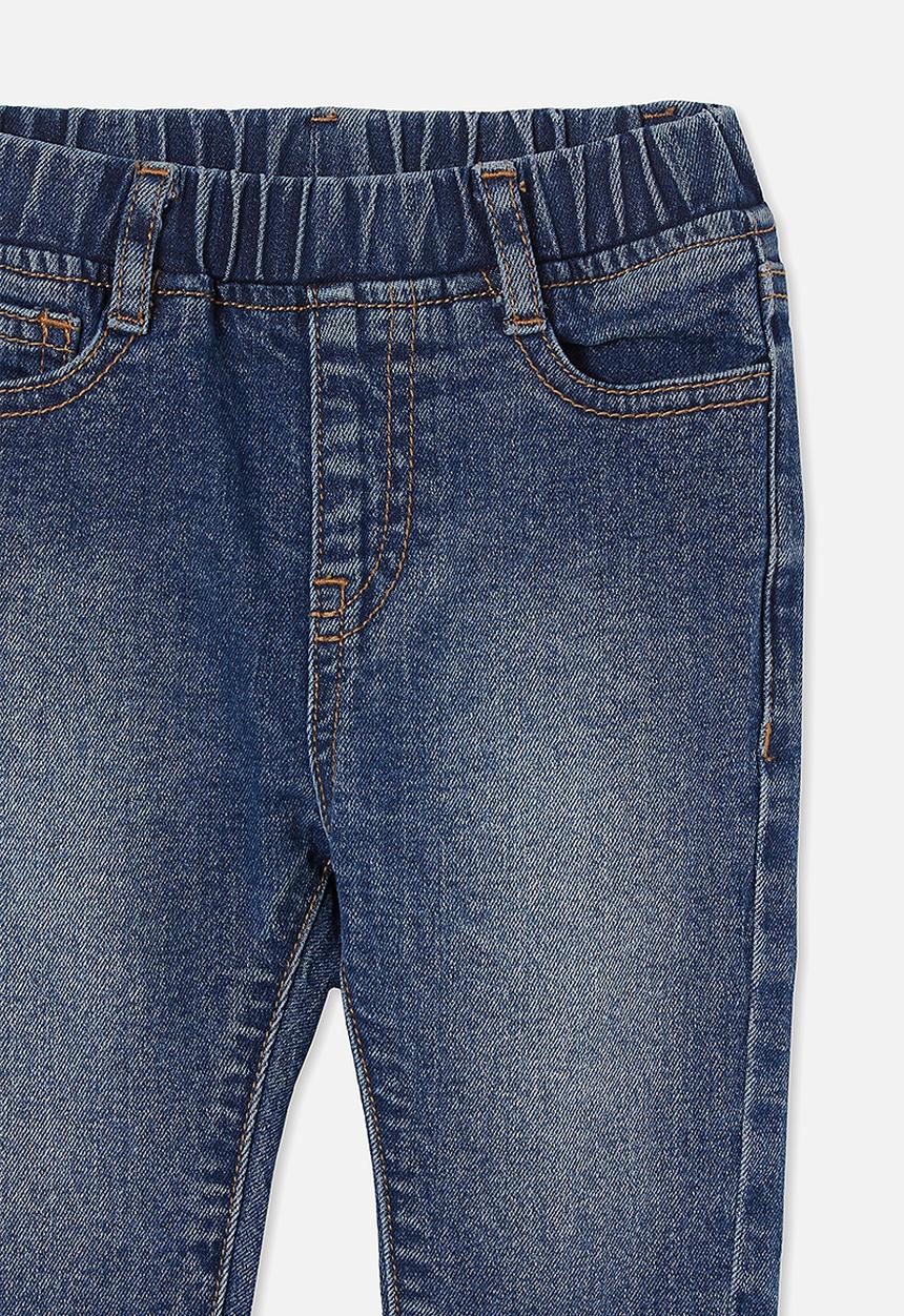 Cotton On - Baby balloon denim jean - bondi mid blue