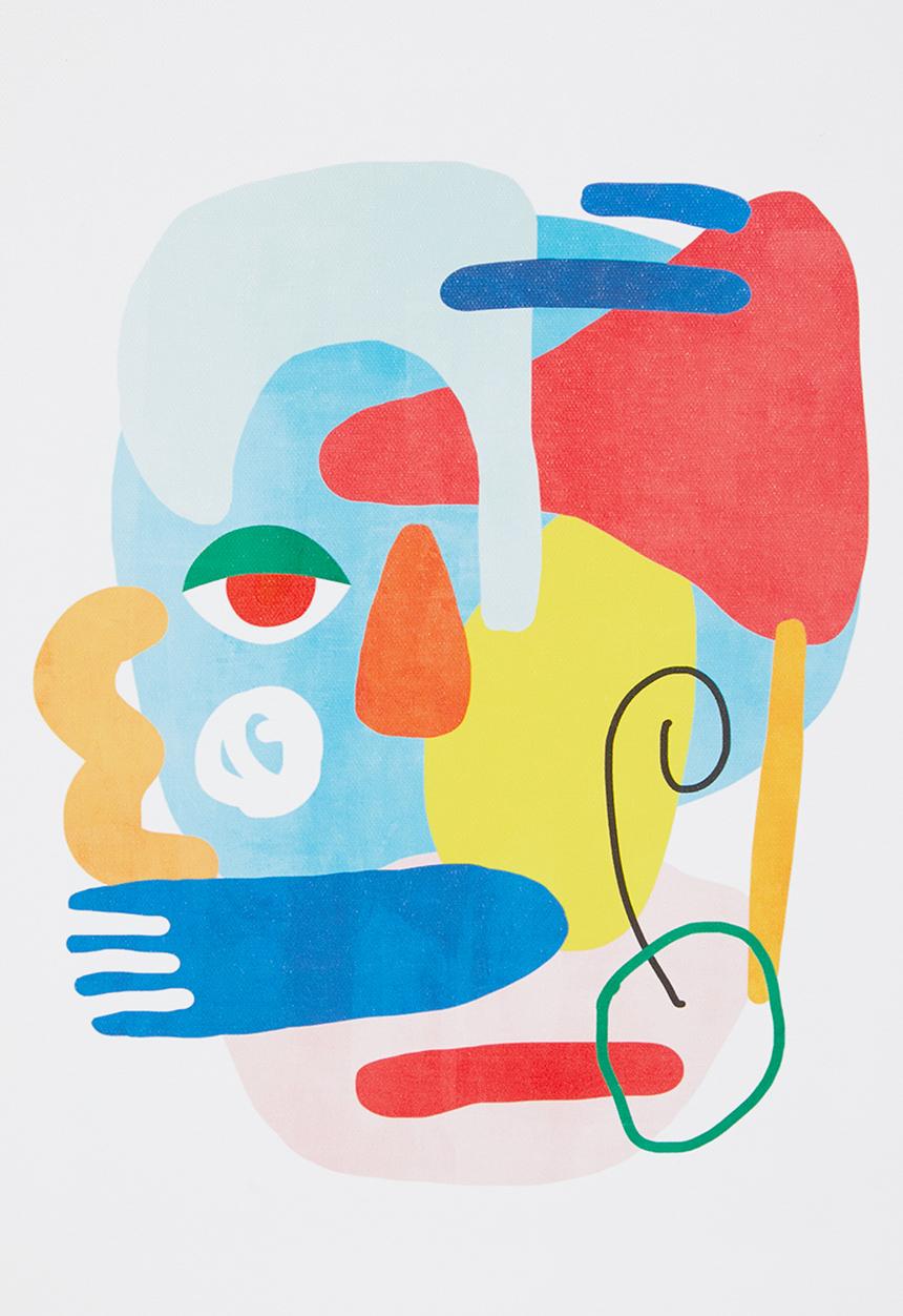 Sixth Floor - Abstract Man Framed