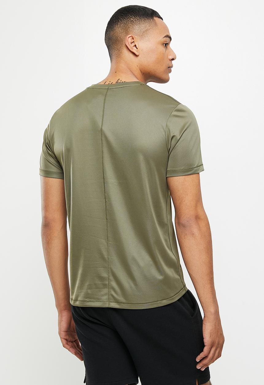 ASICS - Fujitrail logo short sleeve top - mantle green