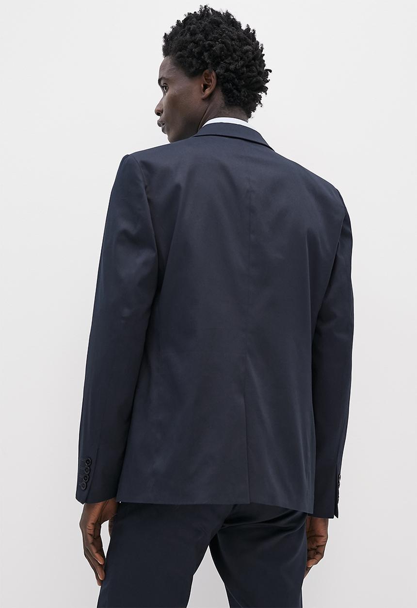 Superbalist - Cotton sateen suit jacket - navy