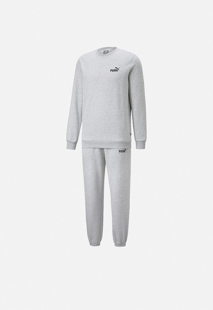 PUMA - Feel good sweat tracksuit set  - light gray 