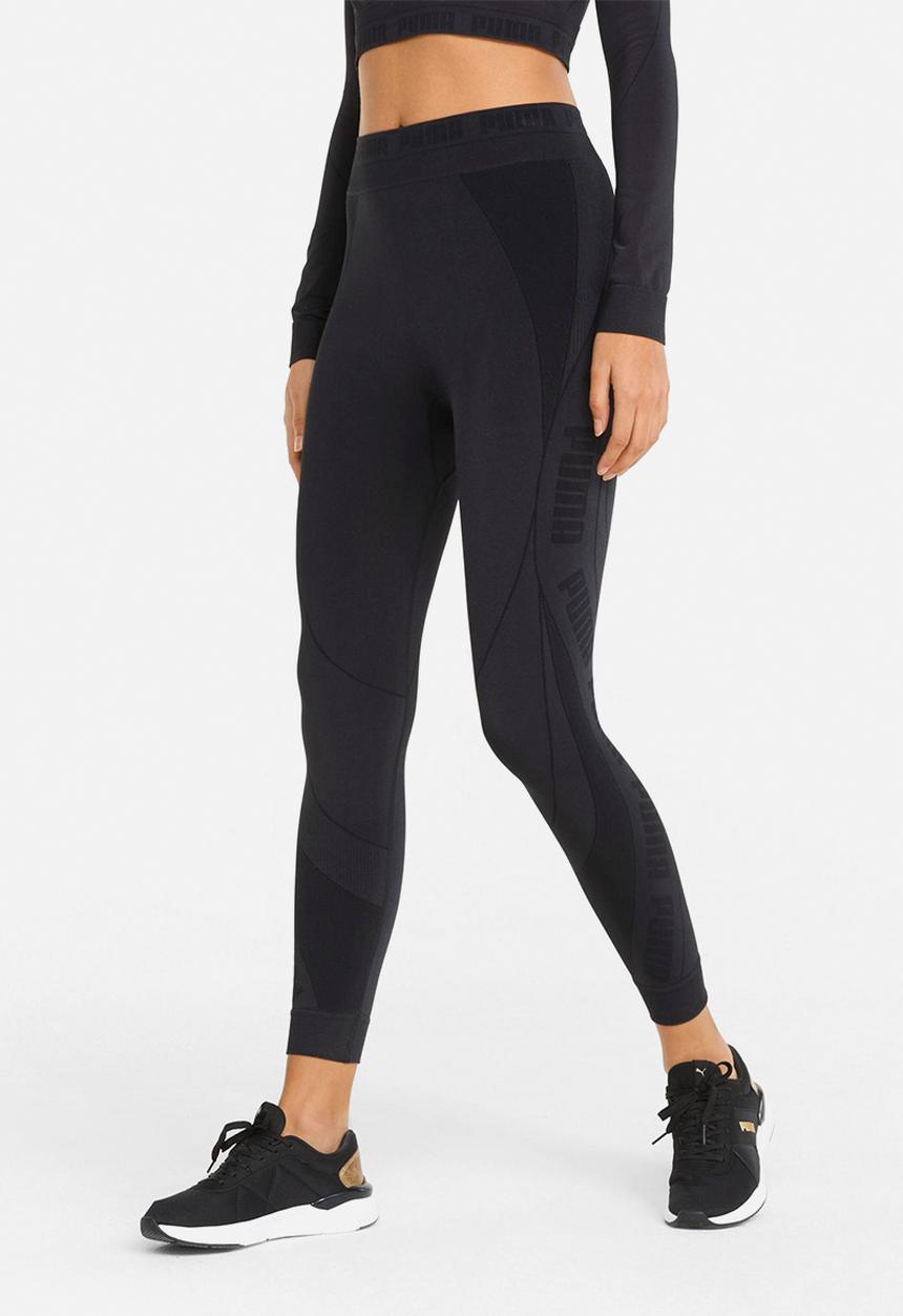 PUMA - Evoknit high-waist 7/8 tights - puma black