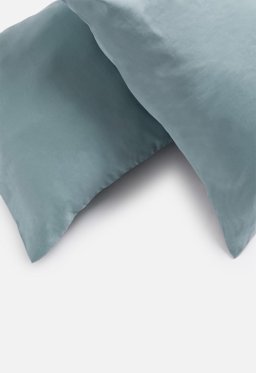 Sheraton Textiles - 400tc Egyptian cotton standard pillowcase set - duck egg