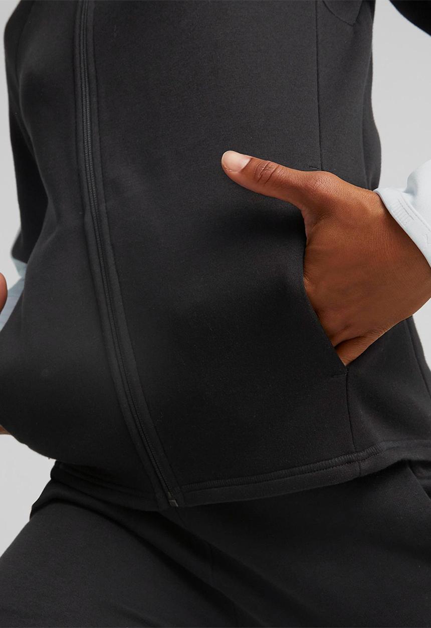 PUMA - Evostripe full-zip hoodie - puma black