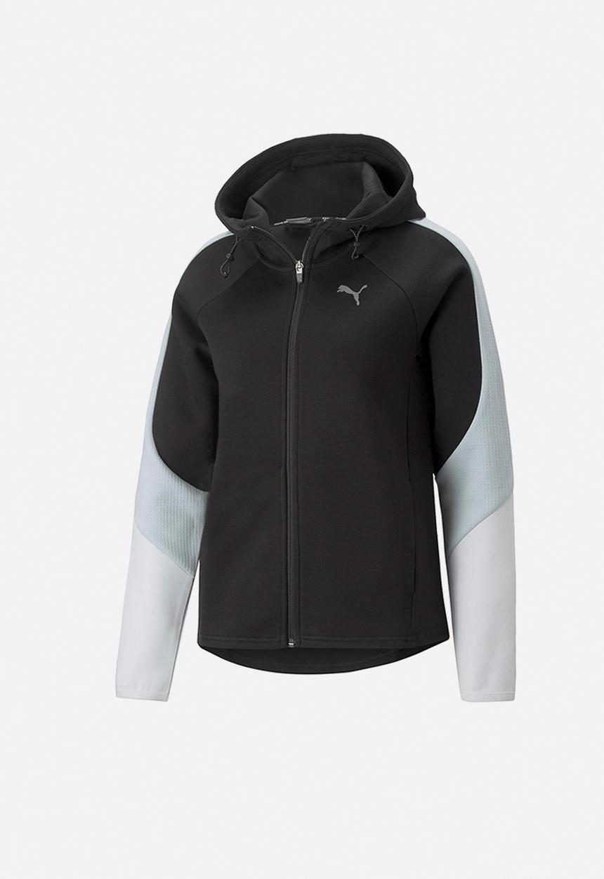 PUMA - Evostripe full-zip hoodie - puma black
