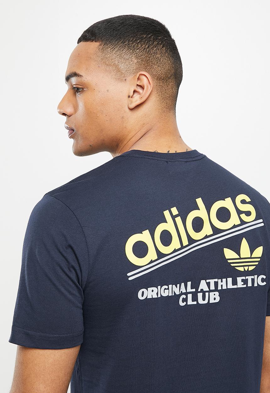 adidas Originals - Originals athletic club tee -  legend ink