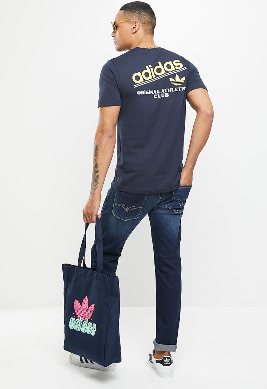 adidas Originals - Originals athletic club tee -  legend ink