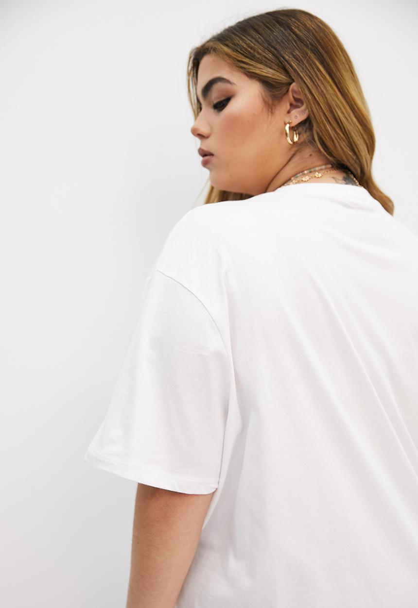 Blake - Oversized graphic tee - white