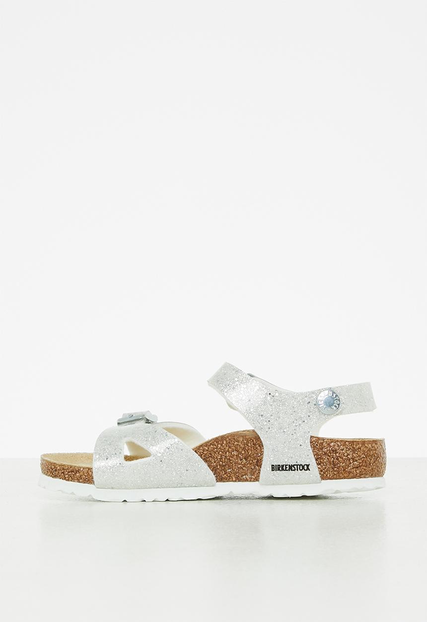 Birkenstock - Rio kids birko-flor - cosmic sparkle white