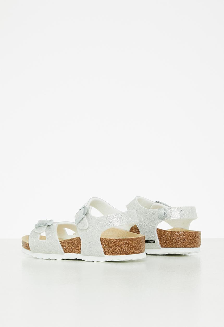 Birkenstock - Rio kids birko-flor - cosmic sparkle white