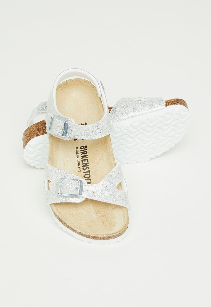Birkenstock - Rio kids birko-flor - cosmic sparkle white