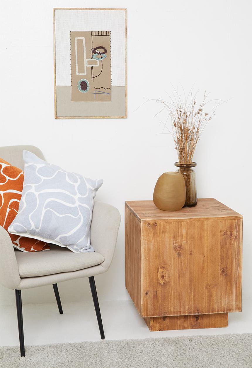 Sixth Floor - Ezra woven wall art - natural