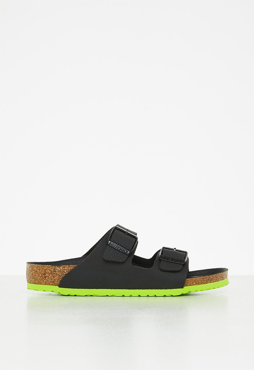 Birkenstock - Arizona desert soil - black & lime