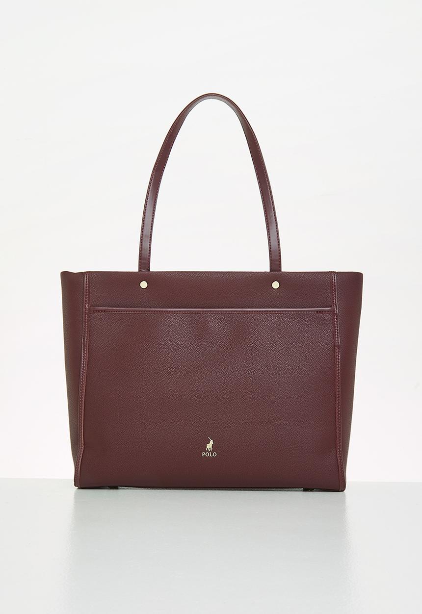 POLO - Lyon casual tote - bloodstone