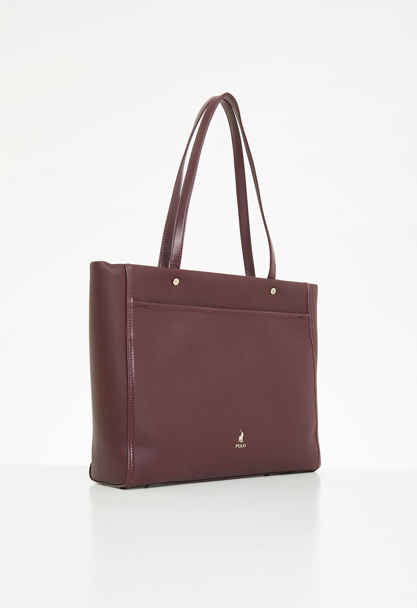 POLO - Lyon casual tote - bloodstone