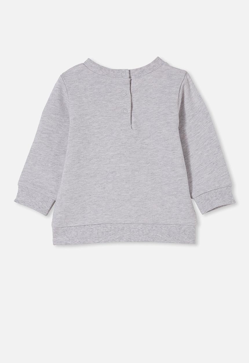 Cotton On - Spencer sweater lcn - lcn yal cloud marle/yale bulldog