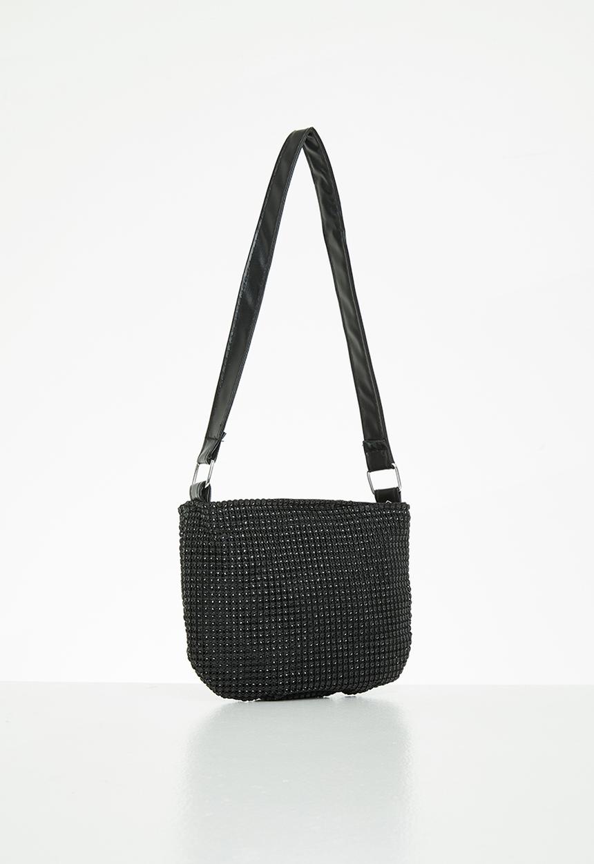 dailyfriday - Beaded shoulder bag - black