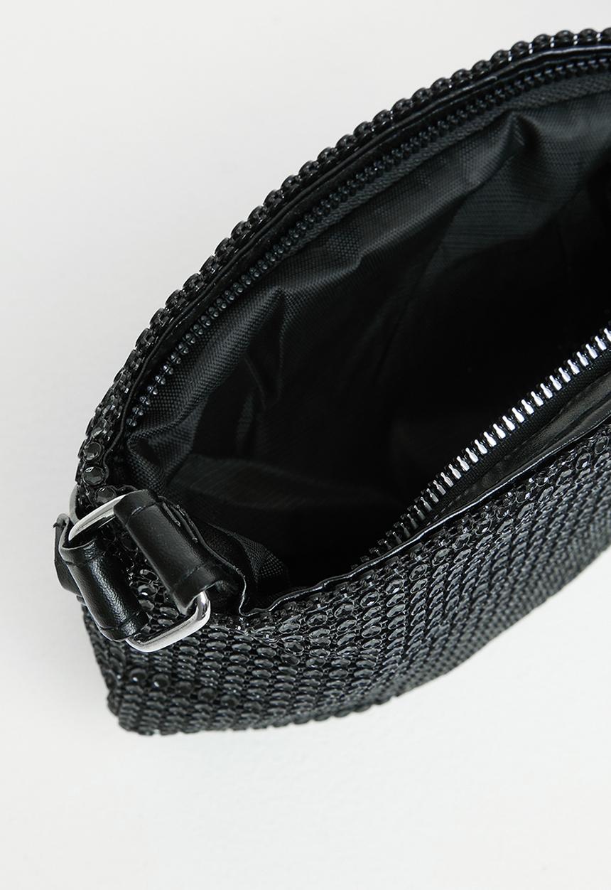 dailyfriday - Beaded shoulder bag - black