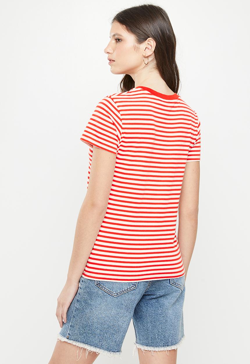 Levi’s® - Perfect tee - white & orange
