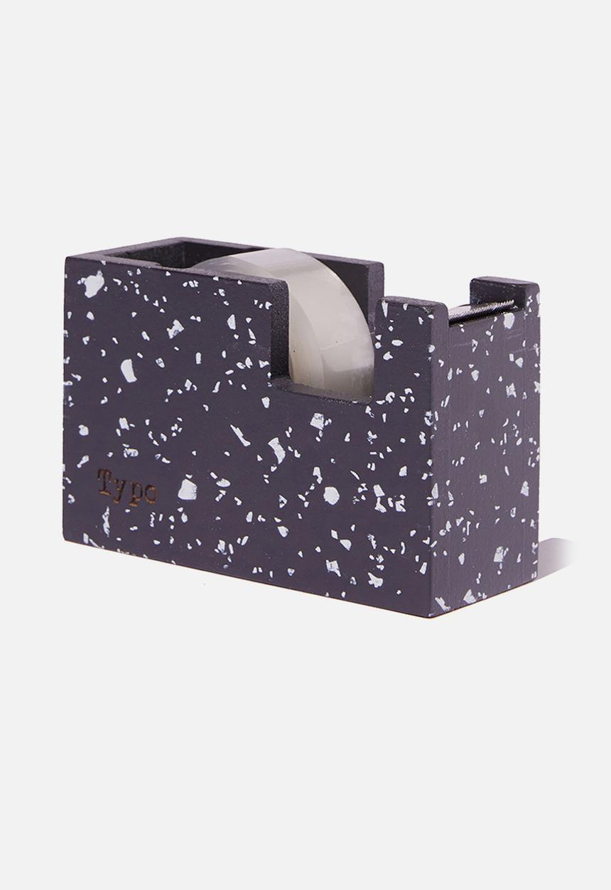 Typo - Tape dispenser- micro terrazzo black