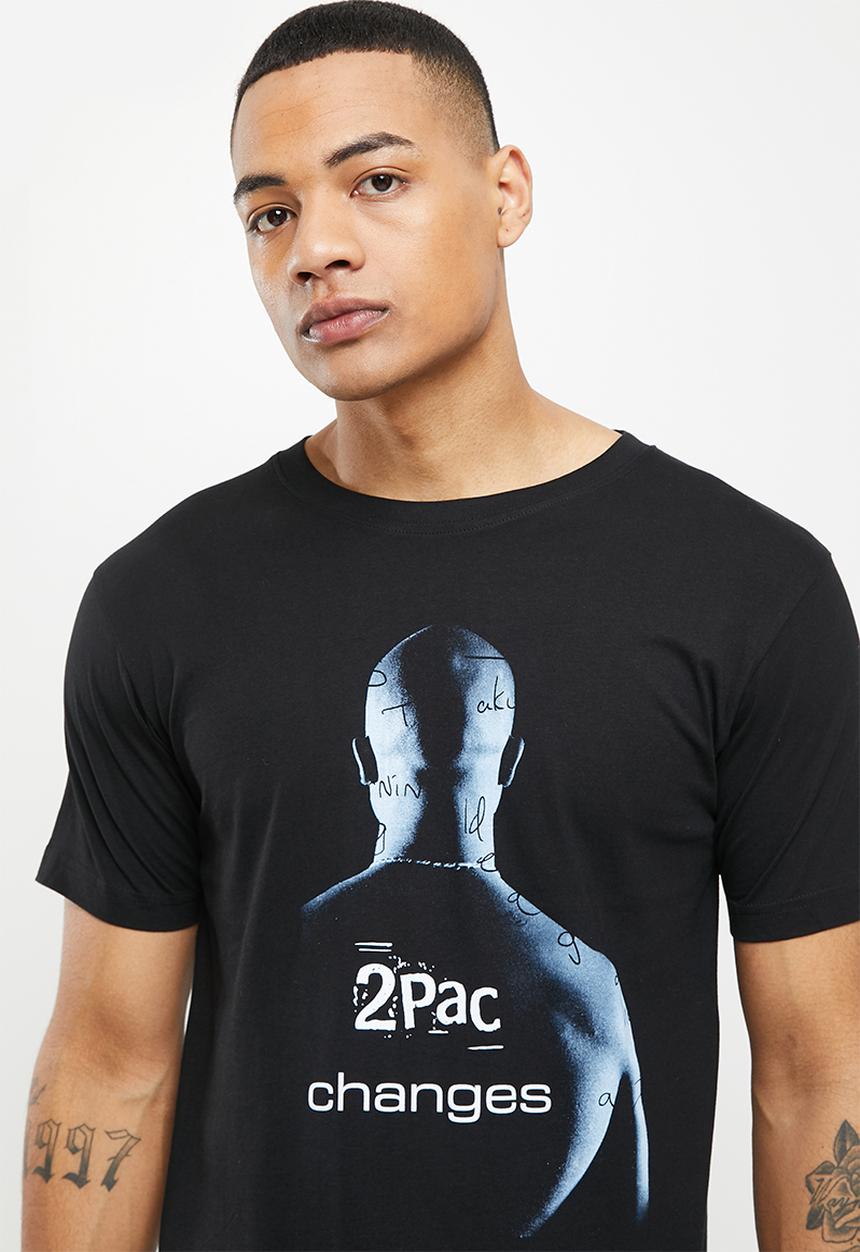 Urban Classics - 2pac changes tee black  - black