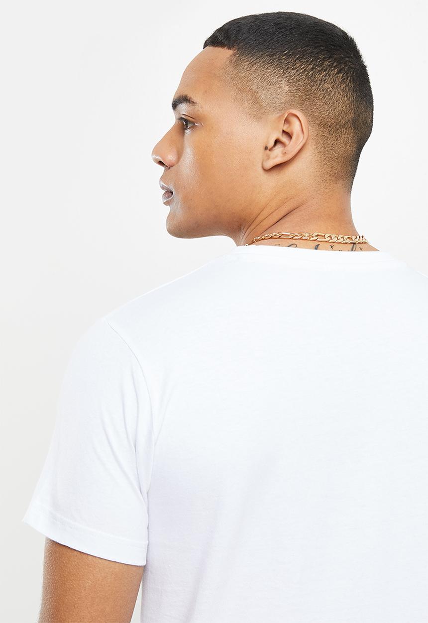 Urban Classics - Bob marley smoke tee  - white