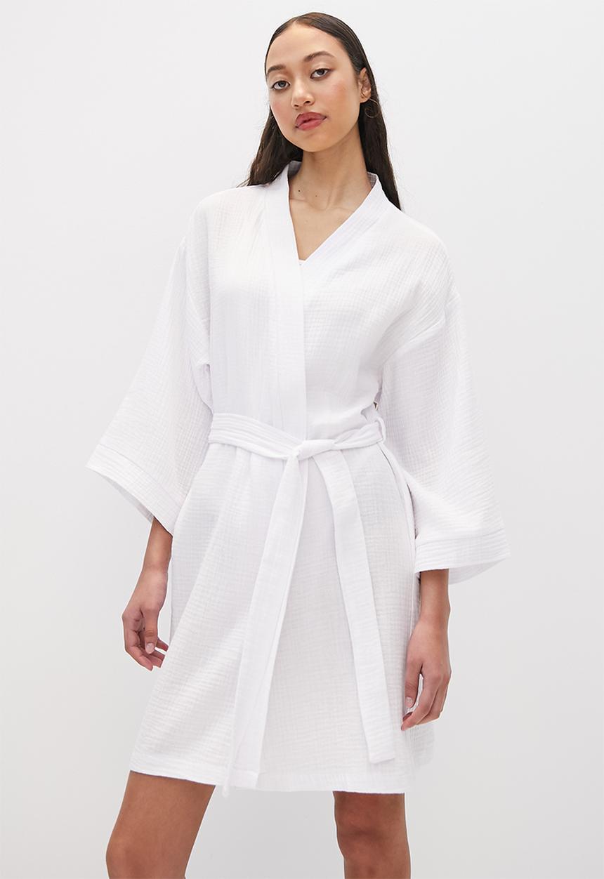 Superbalist - 100% Cotton robe - white