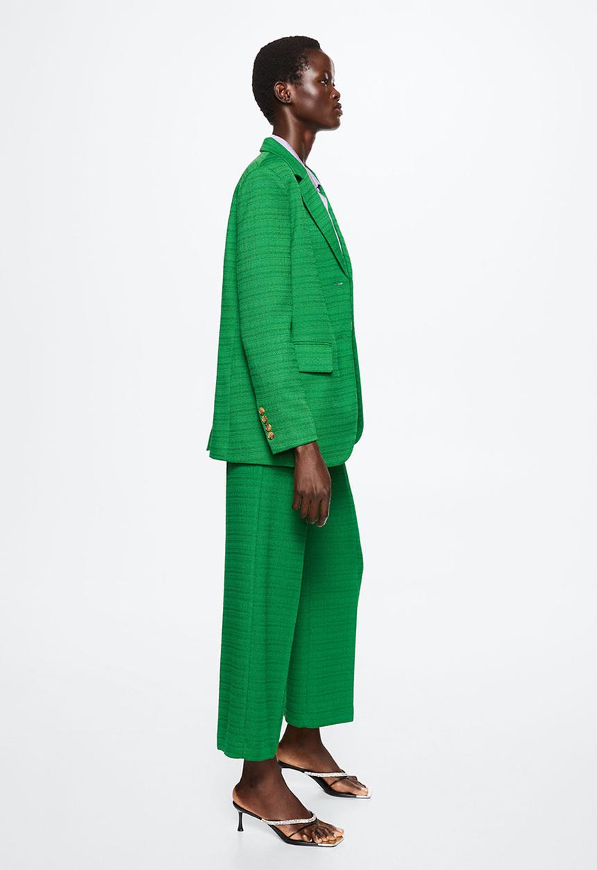 MANGO - Trousers julia - green