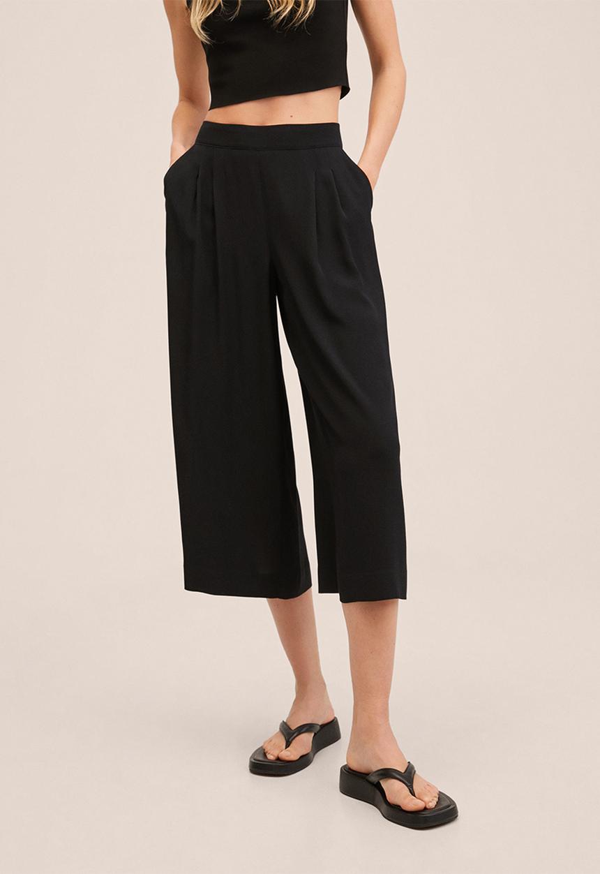 MANGO - Trousers life - black