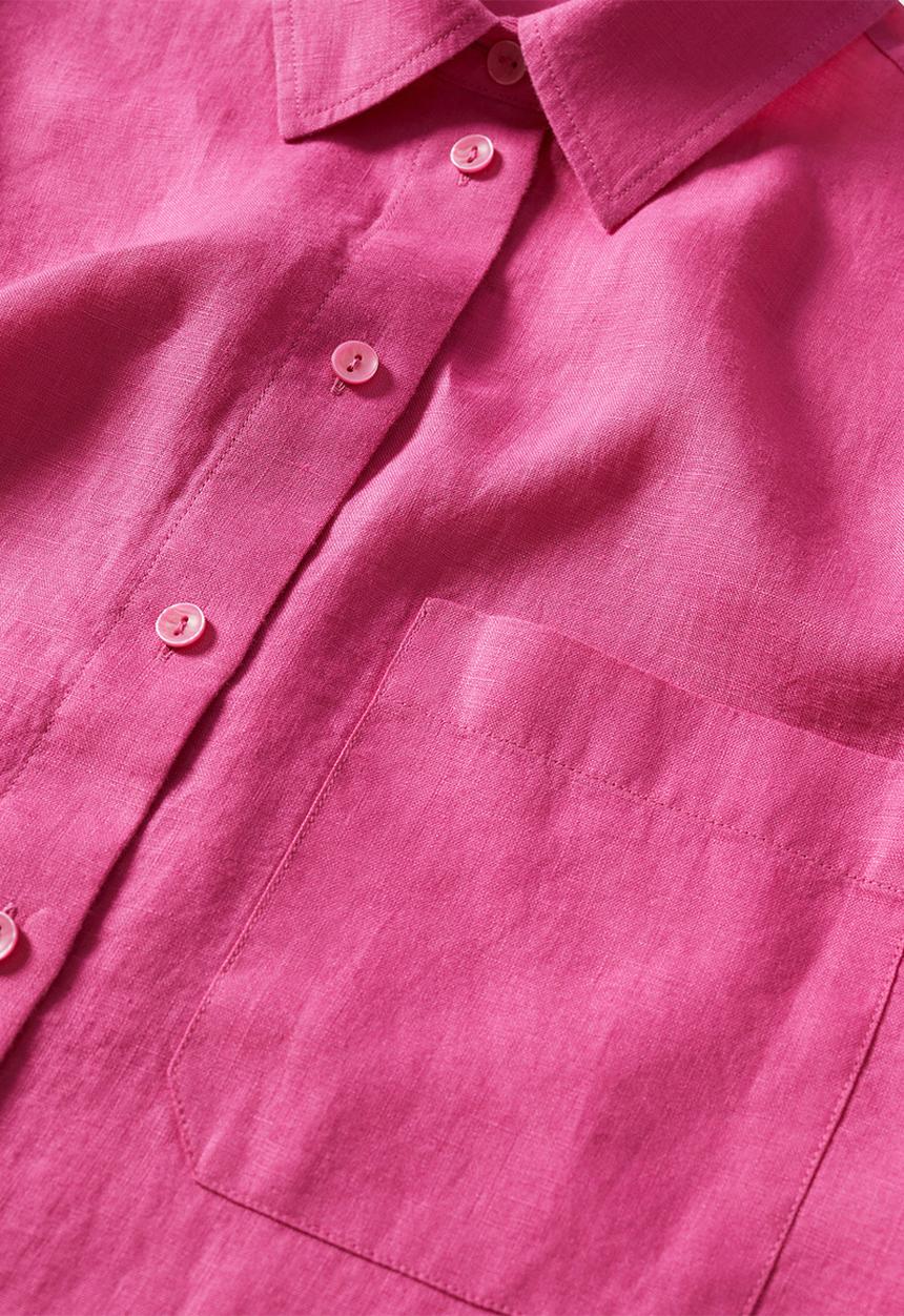 MANGO - Shirt pai - pink