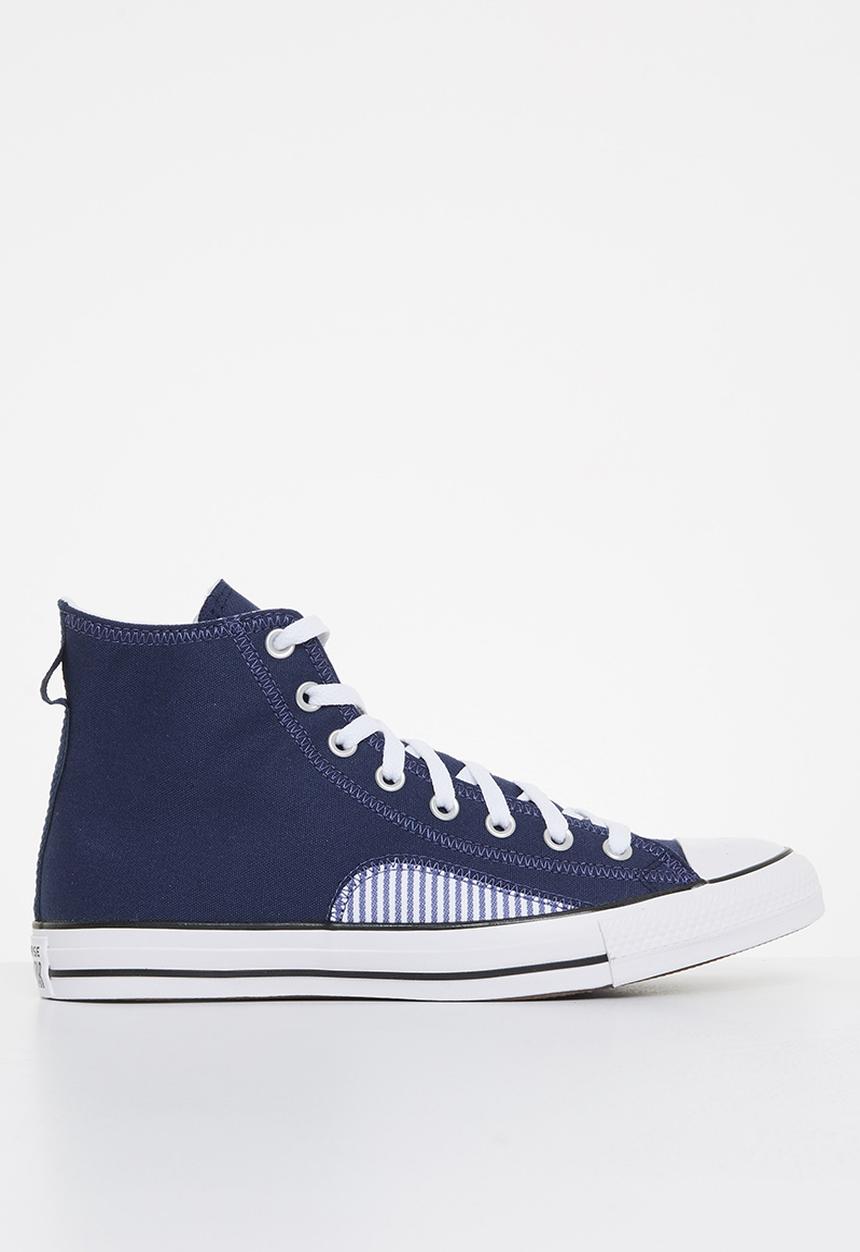 Converse - Chuck taylor all star hickory stripe hi - midnight navy/white/black