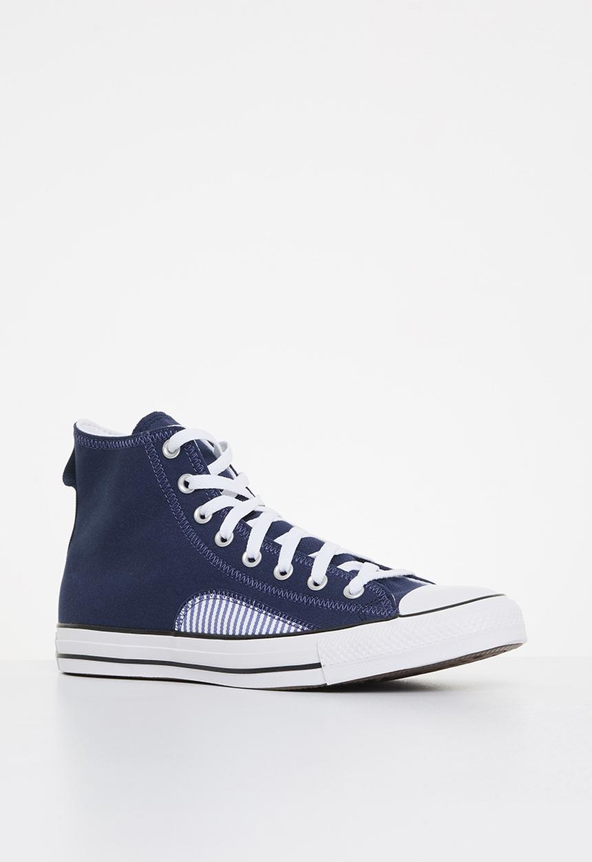 Converse - Chuck taylor all star hickory stripe hi - midnight navy/white/black