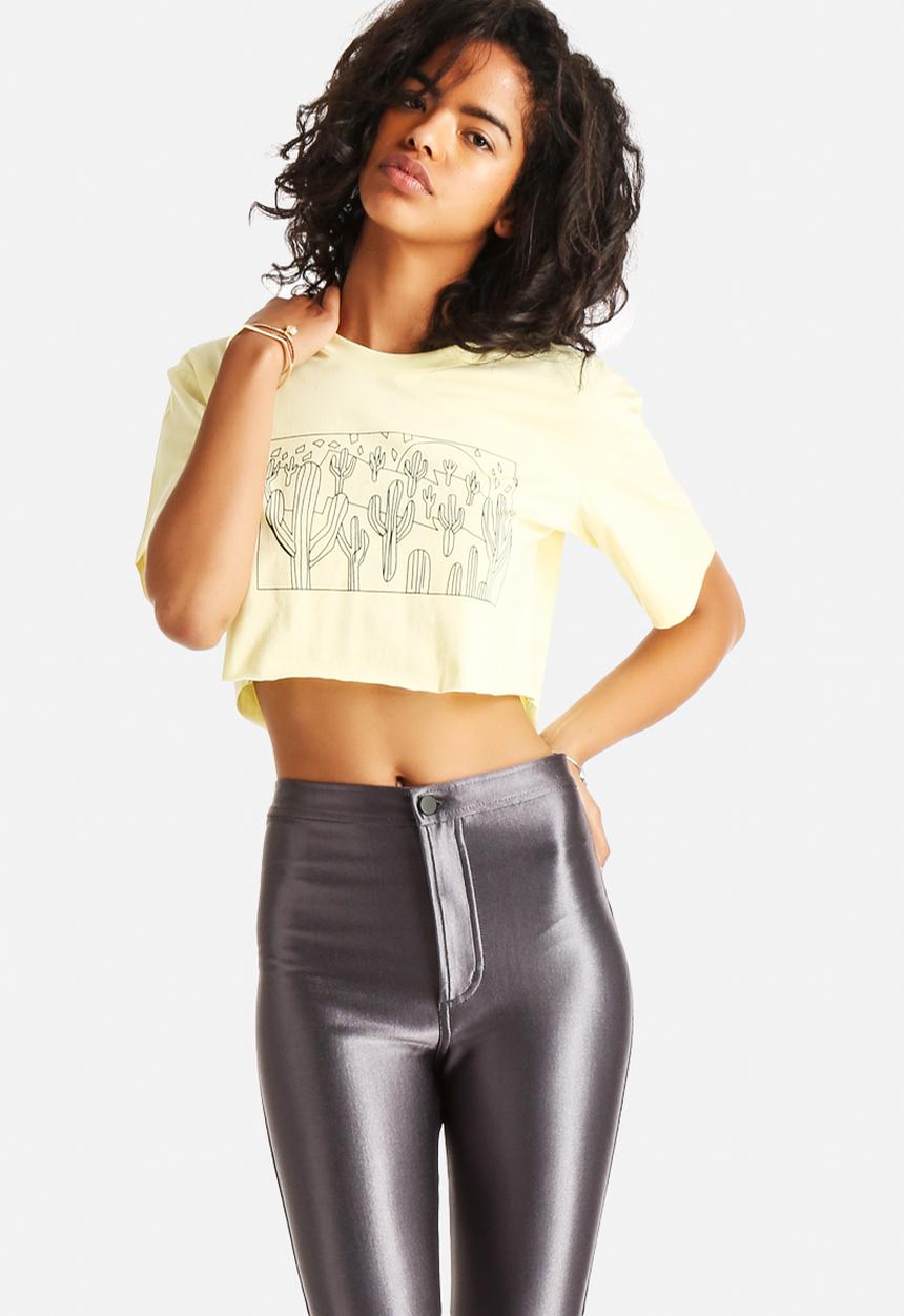 The Lot - Desert Sun Crop Tee