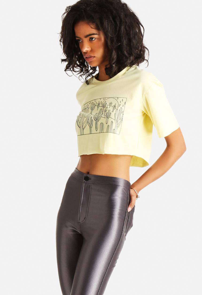 The Lot - Desert Sun Crop Tee