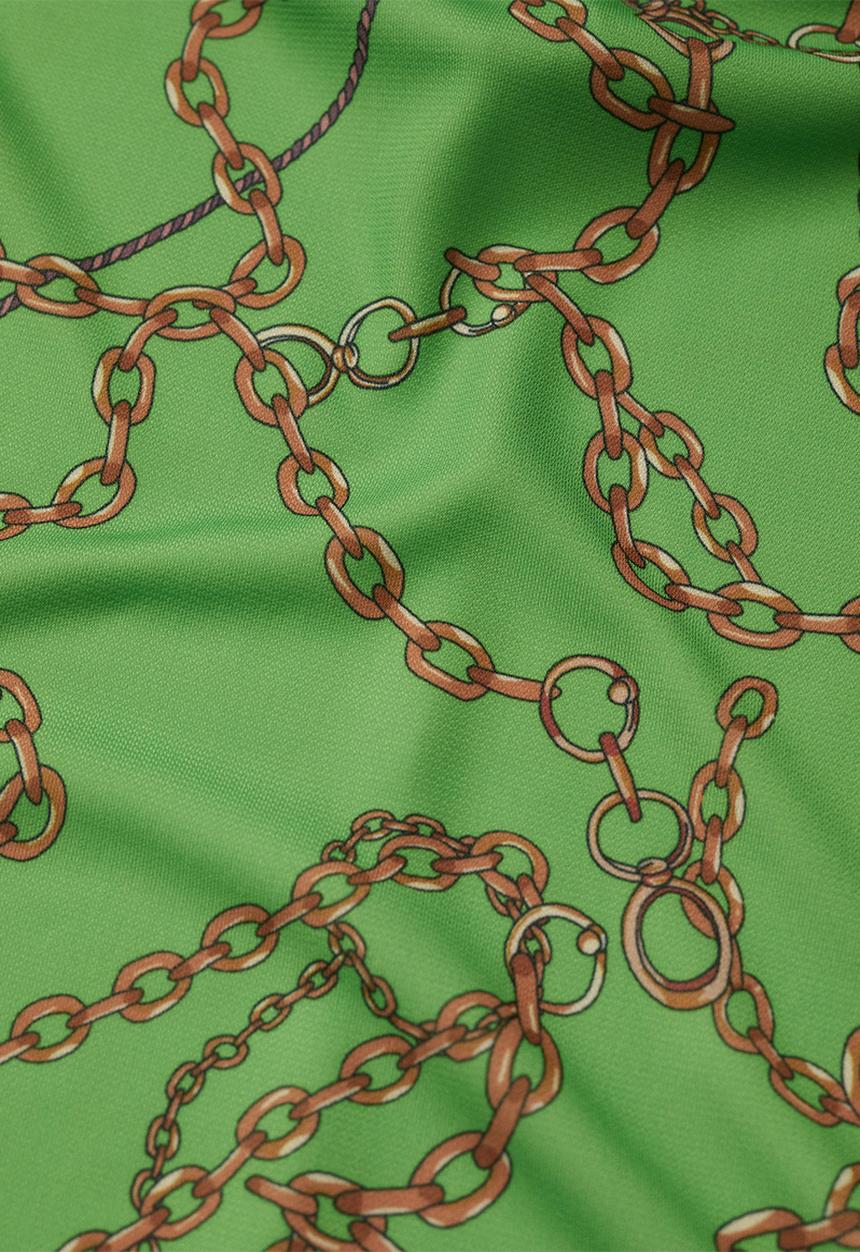 MANGO - T-shirt diro - green