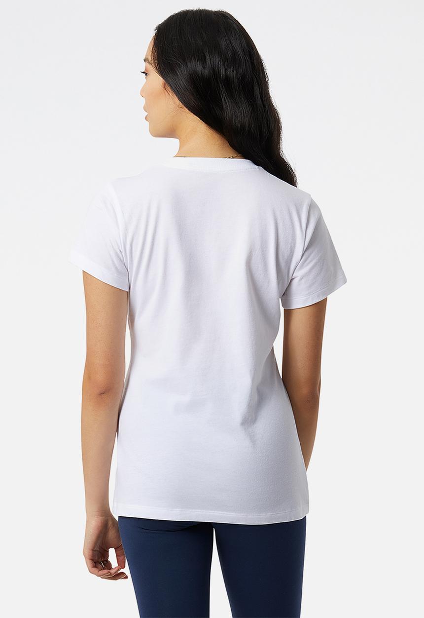 New Balance  - Nb classics core graphic tee - white