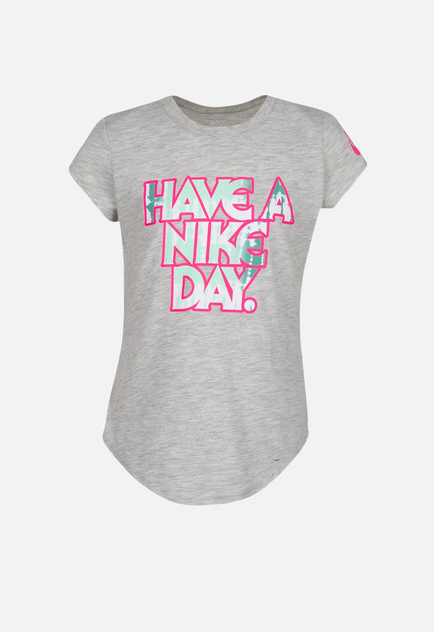 Nike - Nkg short sleeve graphic tee - grey heather