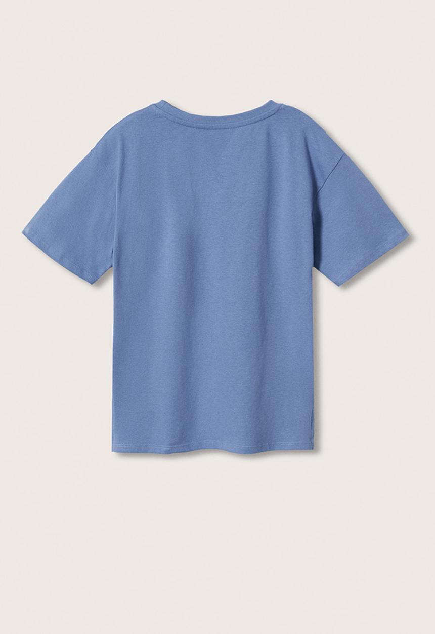 MANGO - T-shirt spray - medium blue