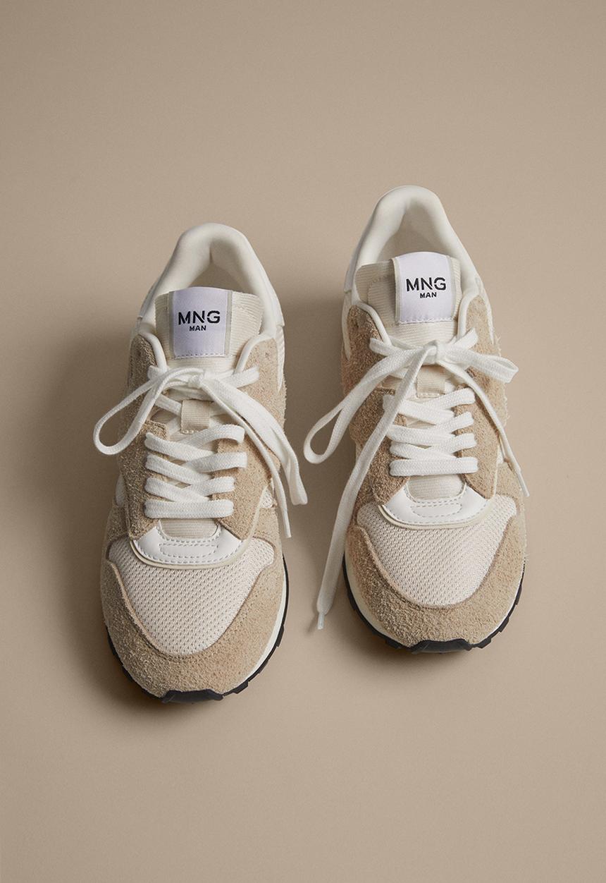MANGO - Sport shoes maraton - light beige