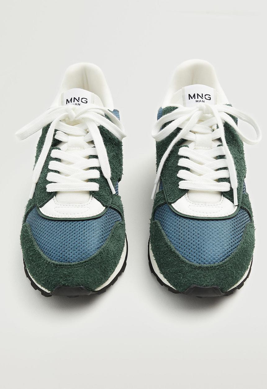 MANGO - Sport shoes maraton - green
