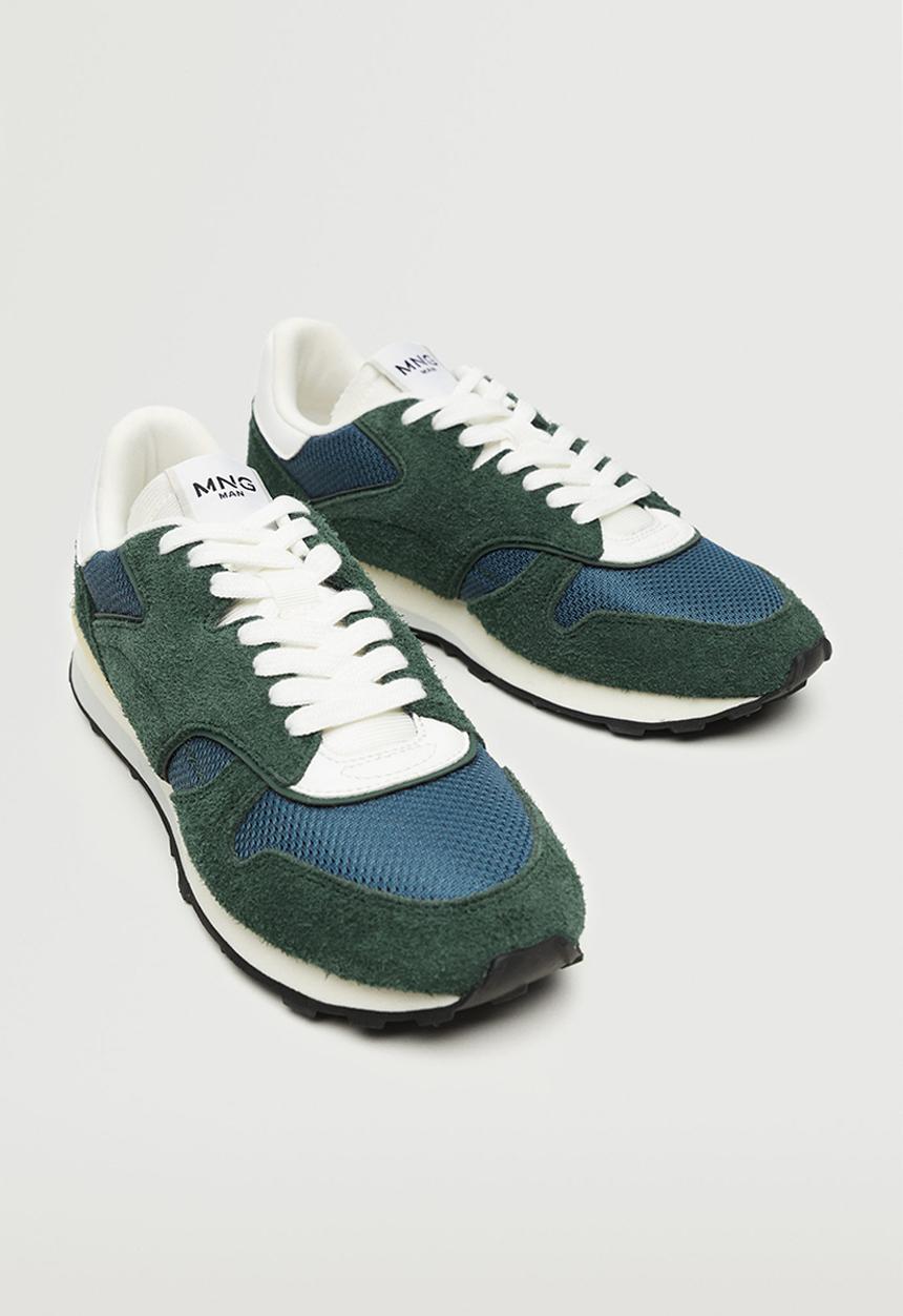 MANGO - Sport shoes maraton - green