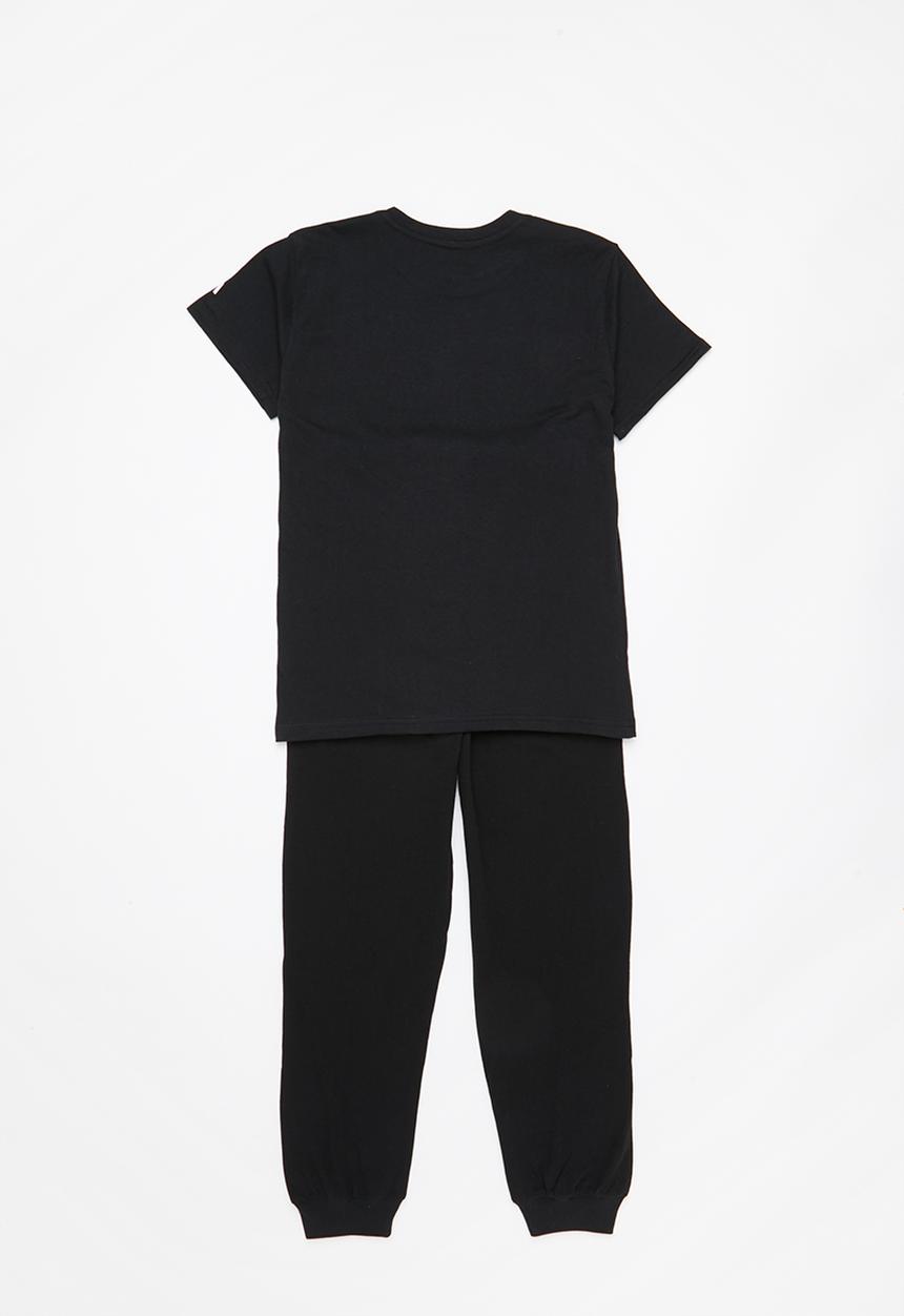 Superbalist - NASA tee & pant pj set - black