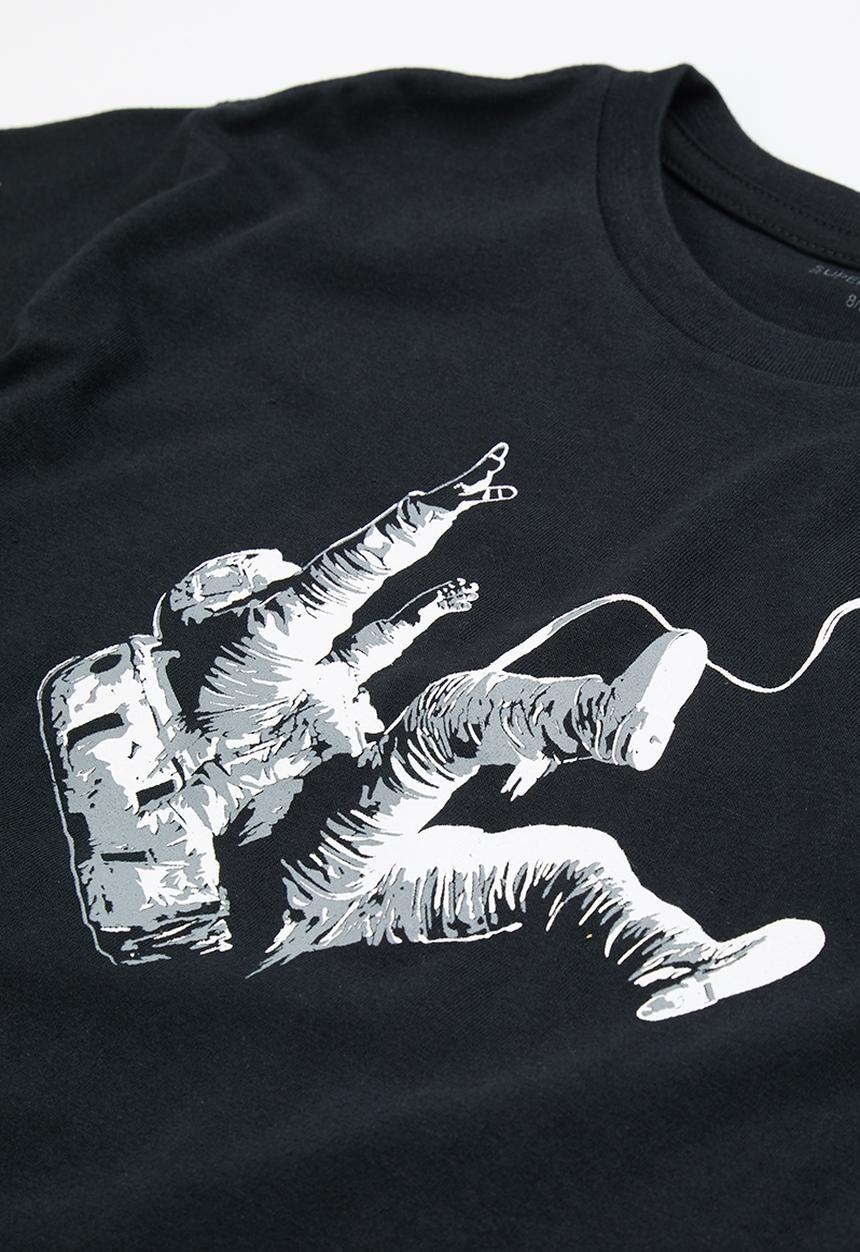 Superbalist - NASA tee & pant pj set - black