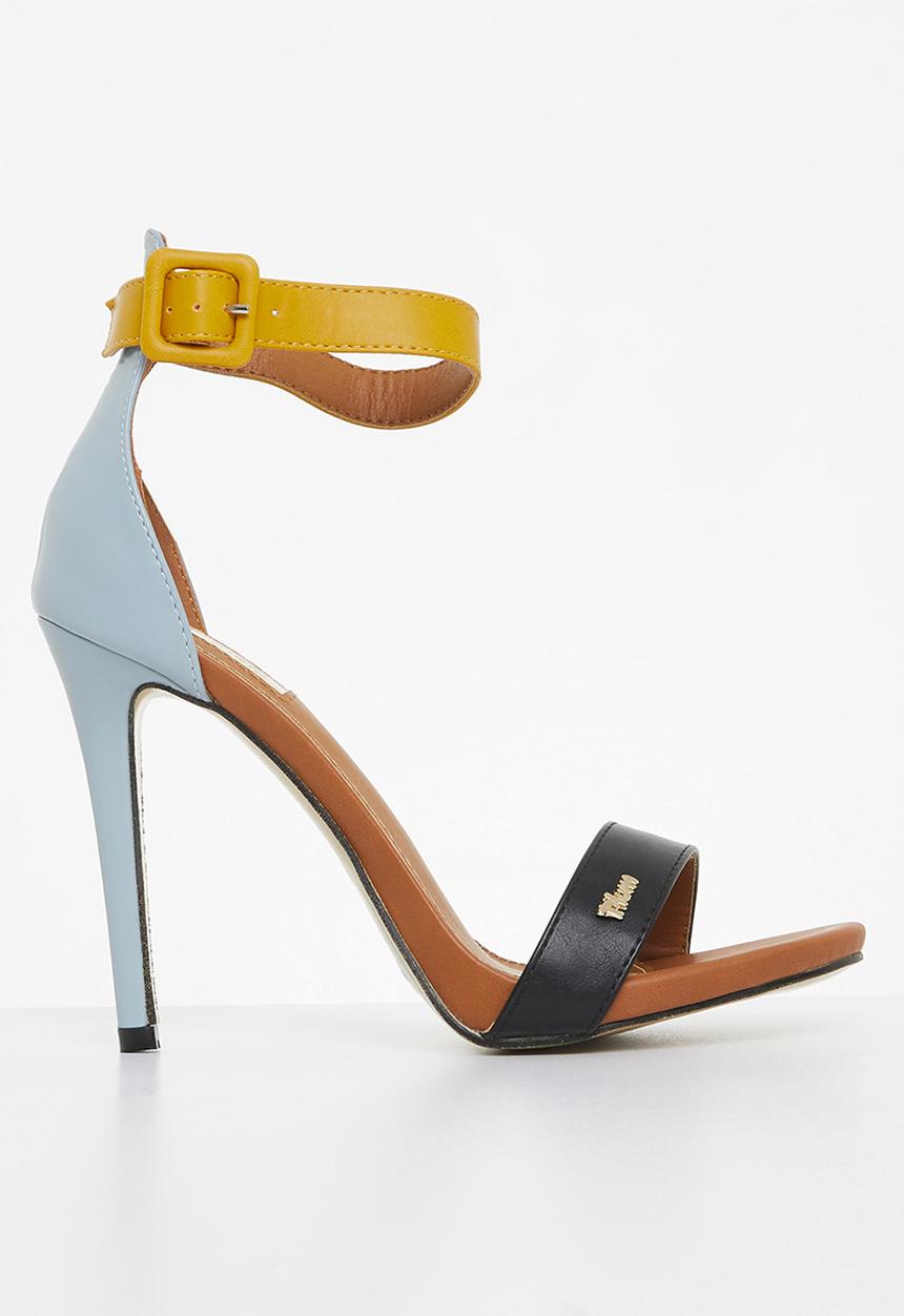 Plum - Calista1 barely there stiletto heel - mint